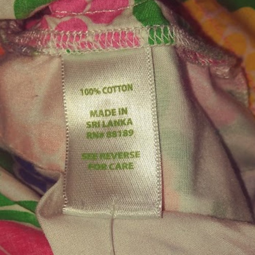 Lilly Pulitzer Floral Resort Fit Bermuda 100% Cotton Shorts Sz 4 - Picture 8 of 8